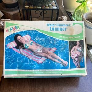 Vintage summer fun in the sun pool lounger new in box